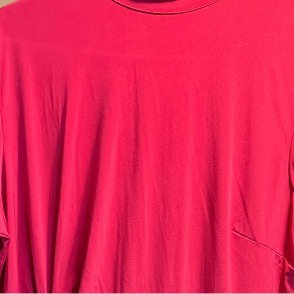 Ashley Stewart Pink Long Sleeve Dress